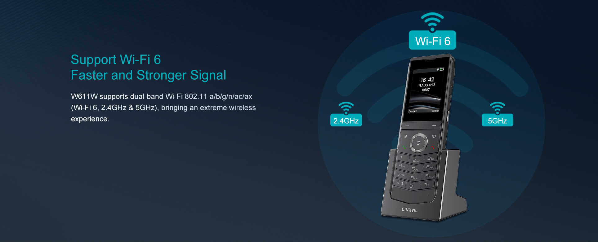 Linkvil supports wifi 6