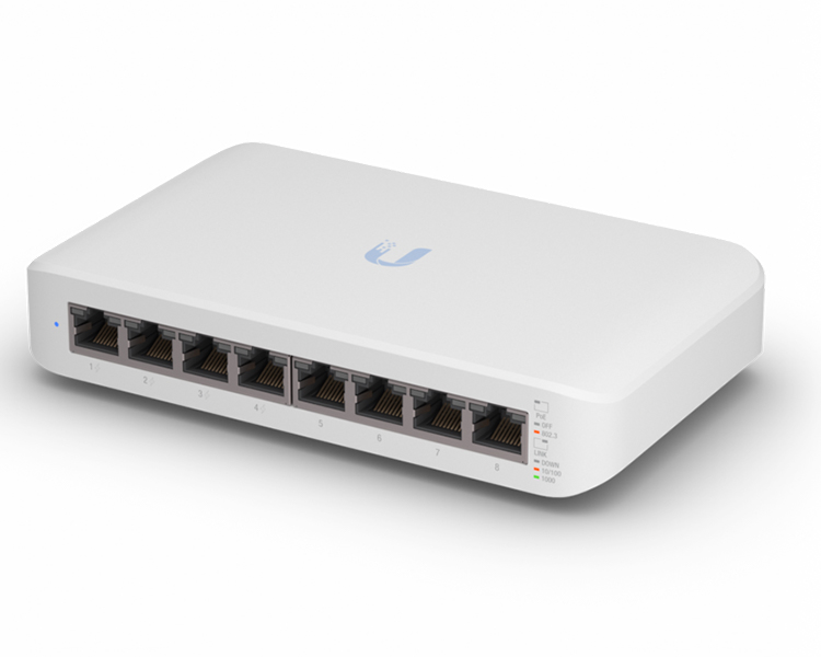 Ubiquiti UniFi Switch Lite 8-Port PoE Gigabit Switch (USW-Lite-8-POE-EU)